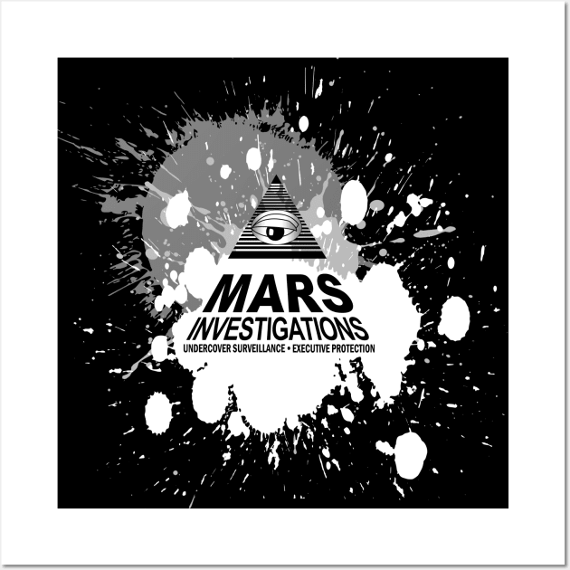 Mars Investigations Splat Wall Art by Veronicas Marshmallows Podcast